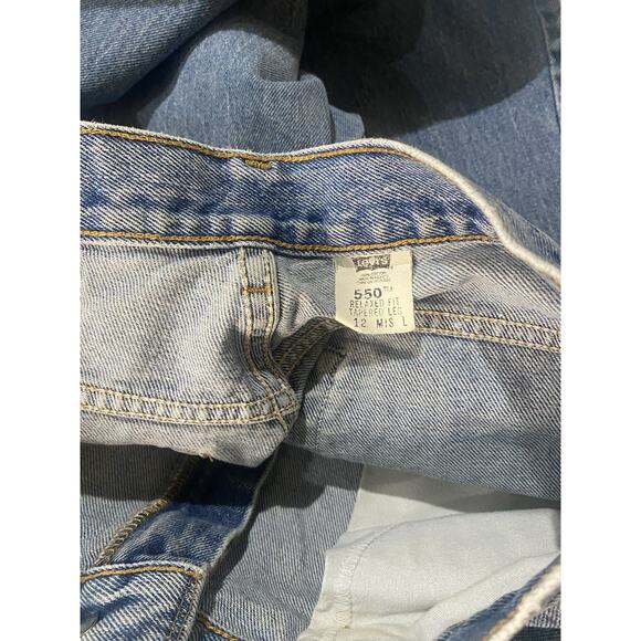Vintage Levi’s Woman’s 550 Red Tab Denim Jeans Size 29/31 Relaxed Tapered Leg - Picture 4 of 4